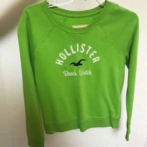 Green Hollister sweatshirt